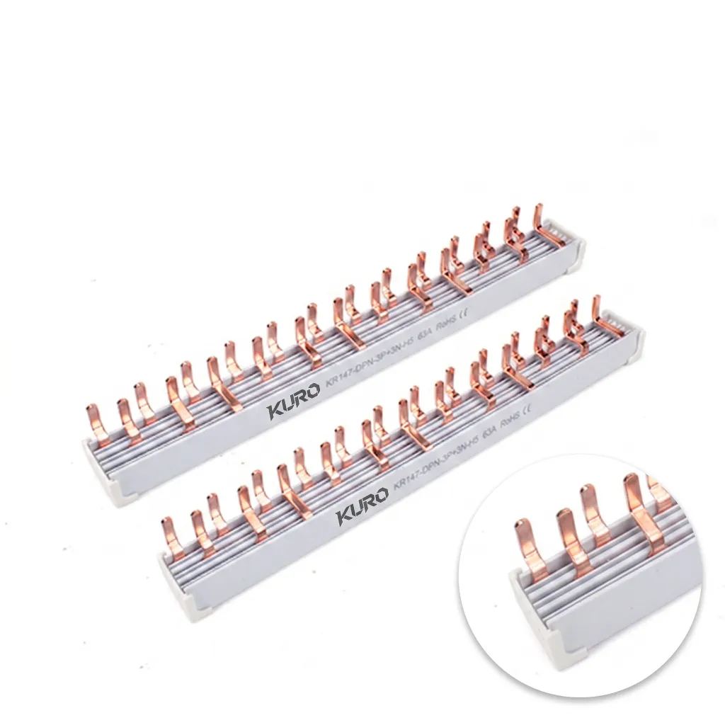kuro busbar - thanh đồng răng lược 3P+3N.webp