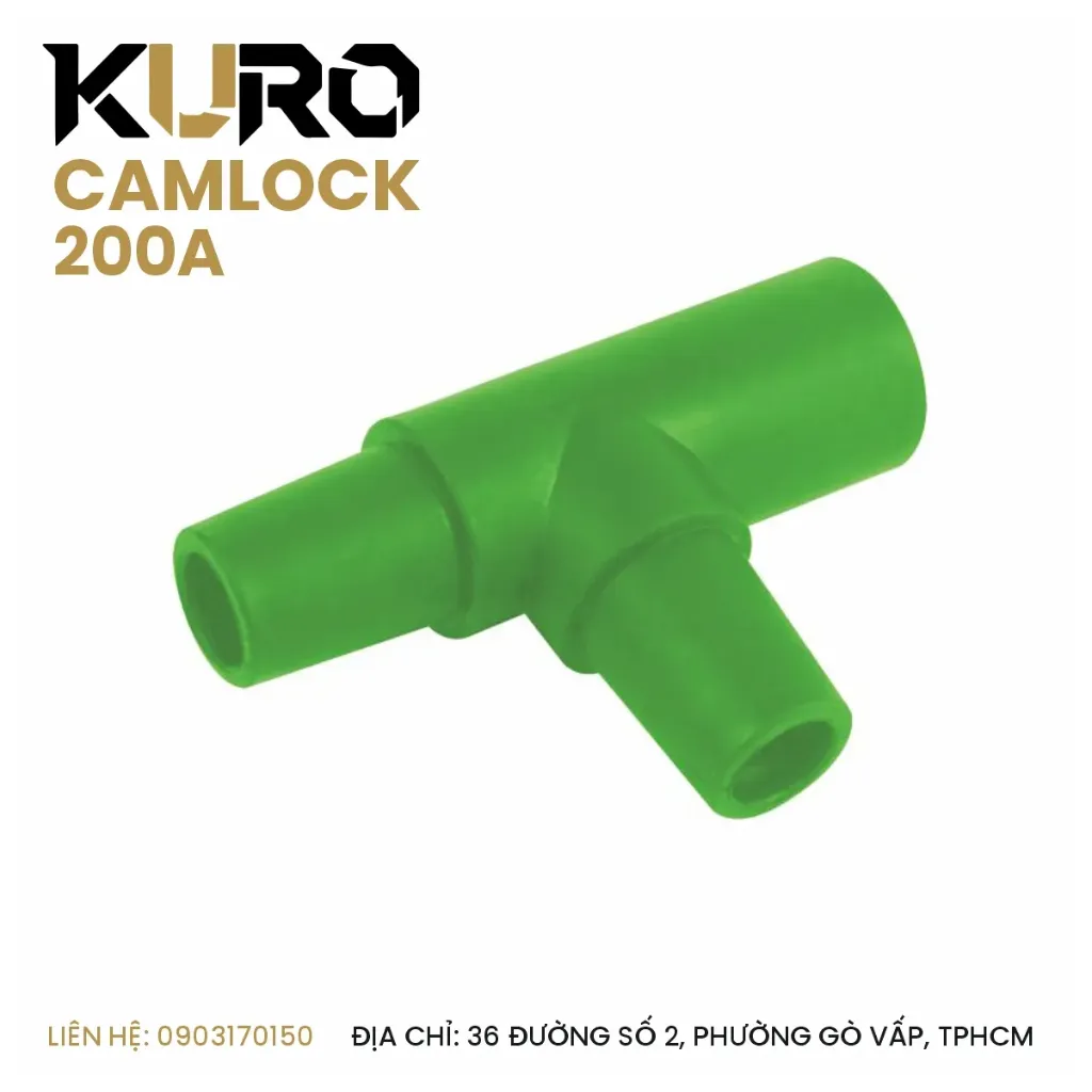 Bộ Mở Rộng / Từ 1 đầu đực ra 2 đầu cái - camlock 200A