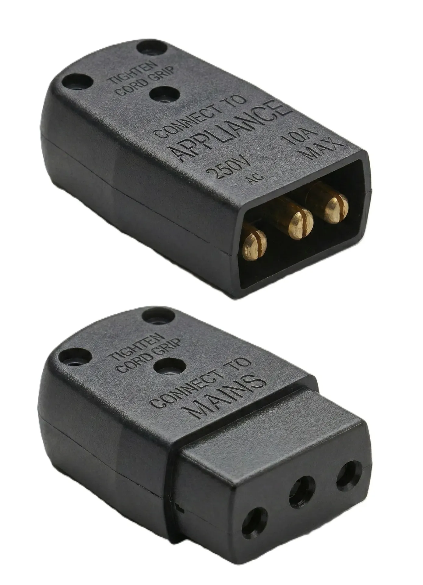 BG Connector - KURO Đầu nối dây di động 10A, 1 pha, 3 chân