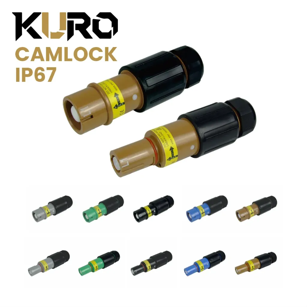 Đầu nối nguồn điện một cực 400A - KURO PowerFit Single-pole Line Source Connector