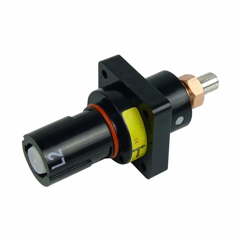 Đầu nối dây điện chống nước Kuro - Camlock 400A - IP67 - Đầu cái, Phích gắn tủ điện