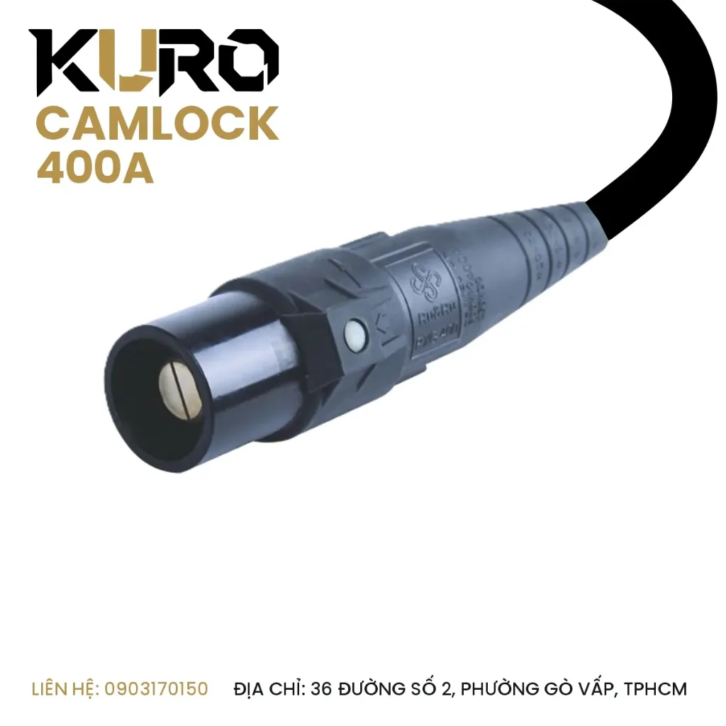 Camlock 400A - Tiêu Chuẩn Quốc Tế, Phích Di Động - Đầu Đực ( Phích cắm / đầu nối điện công nghiệp đơn cực )