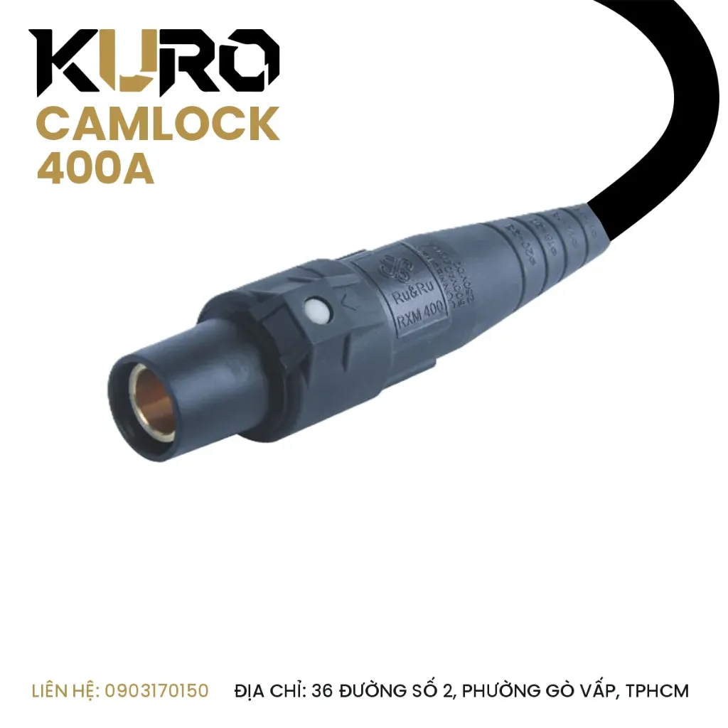 Camlock 400A - Tiêu Chuẩn Quốc Tế, Phích Di Động - Đầu Cái ( Phích cắm / đầu nối điện công nghiệp đơn cực )